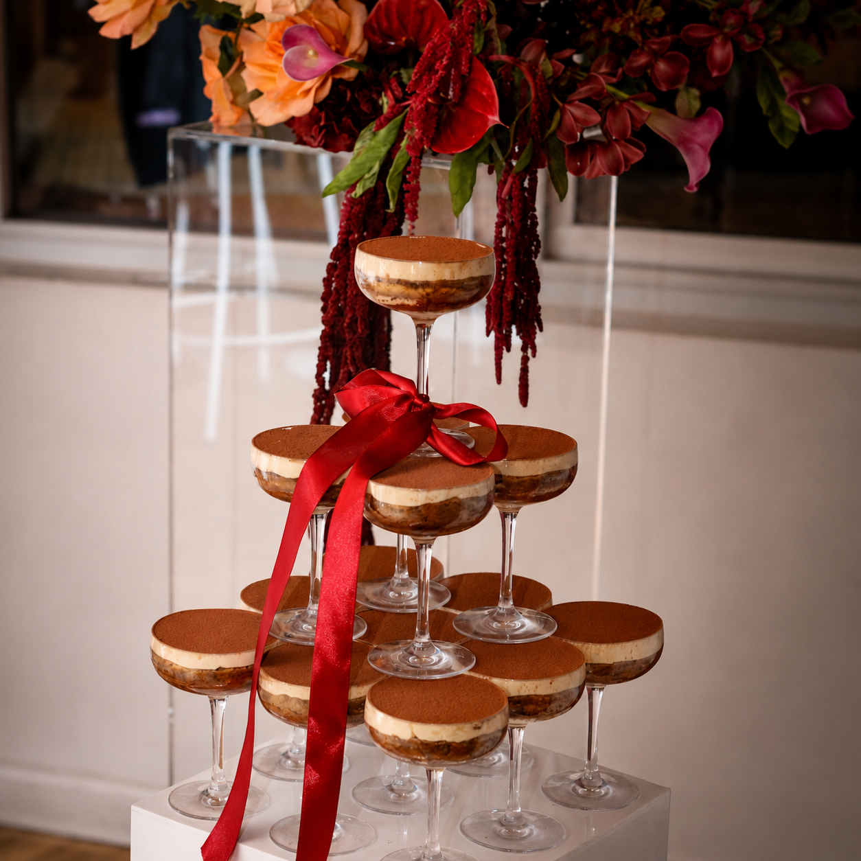 Small Tiramisu Tower